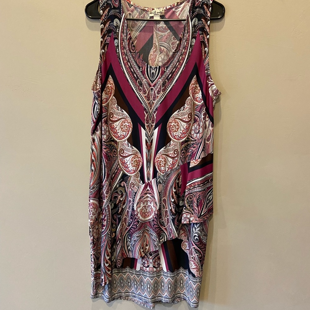 Sleeveless midi dress